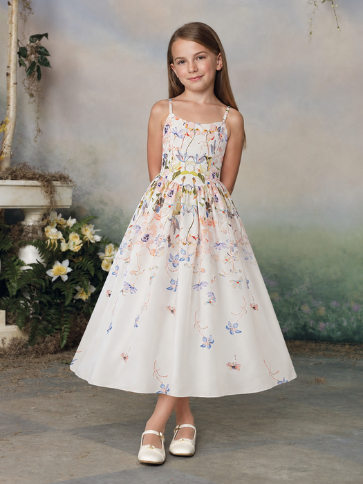 Floral Maxi Year 6 Graduation Dress for Girls