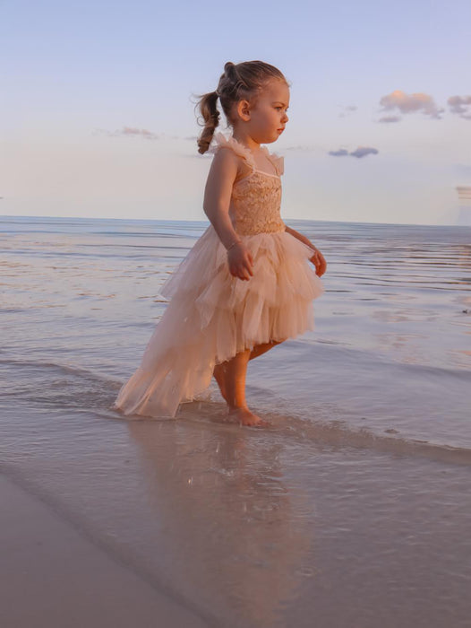 Arabella Gold Sequin Tutu Dress