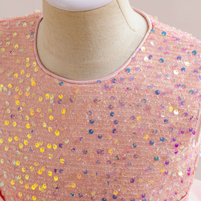Rosie Sequin Tulle Dress – Pink Birthday Party