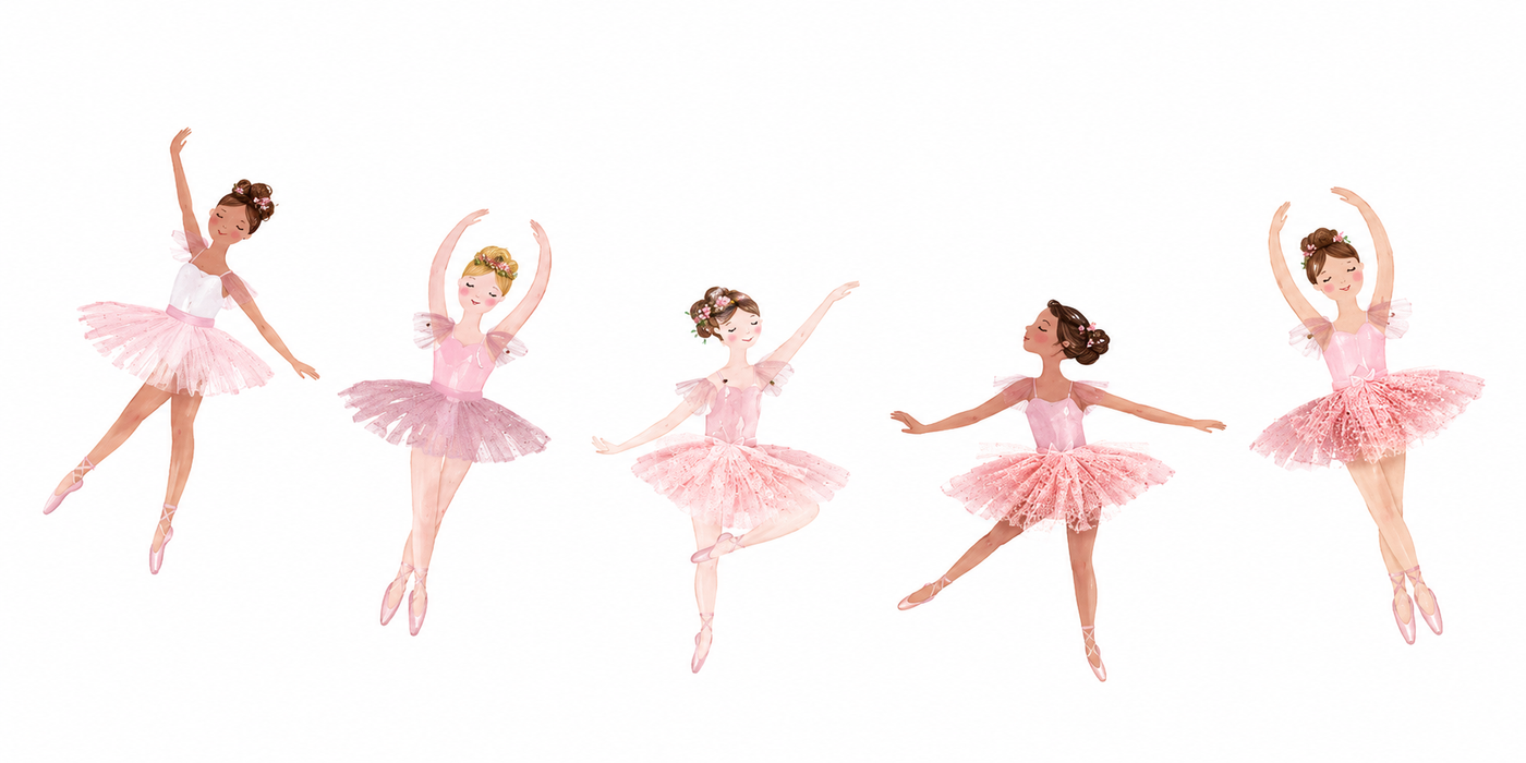 Pink Ballerina Party Garland
