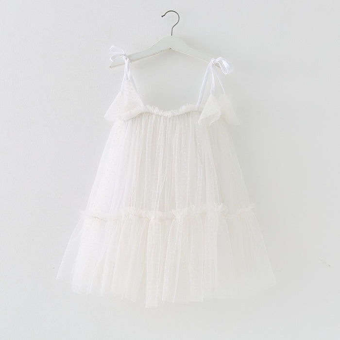 White Baby Tulle Dress – Newborn & Infant Occasion Dress