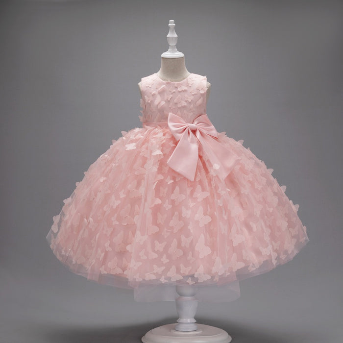 Grace Tulle Butterfly Dress – Pink Birthday