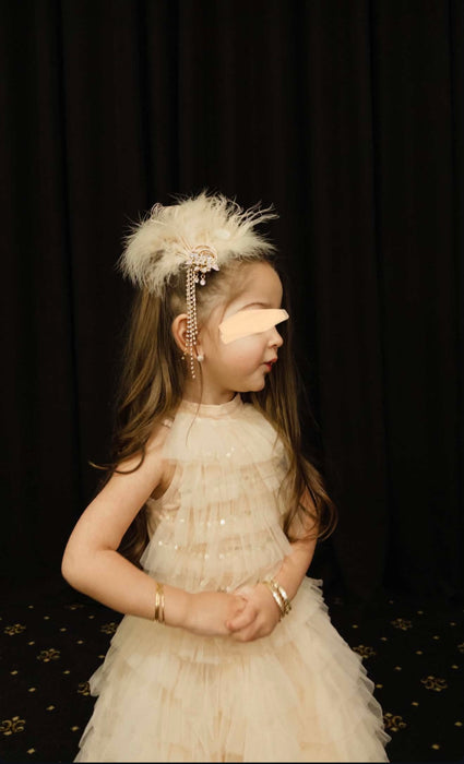 Hayley Gold Tutu Dress for Girls (PRE ORDER MID OCT)