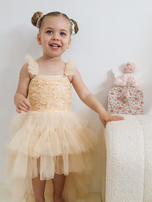 Arabella Gold Sequin Tutu Dress
