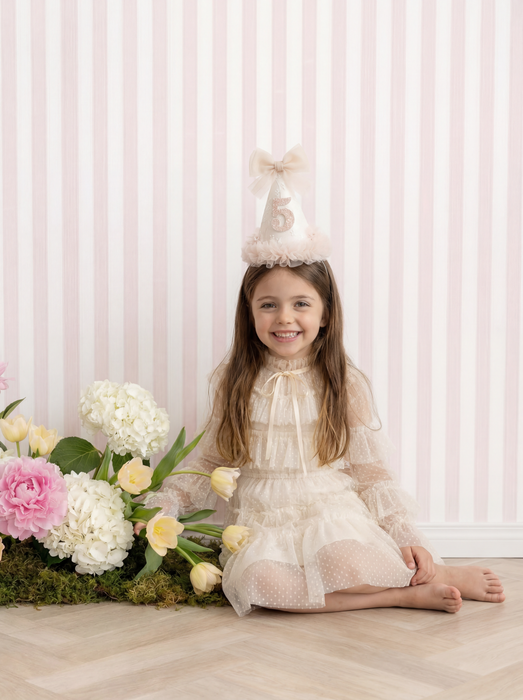 Amelie Ivory Dotted Tulle Dress (PRE ORDER)