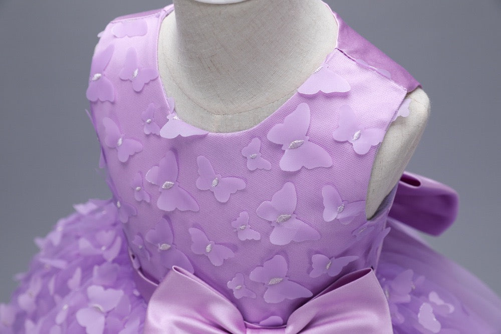 Grace Tulle Butterfly Dress – Lilac Birthday