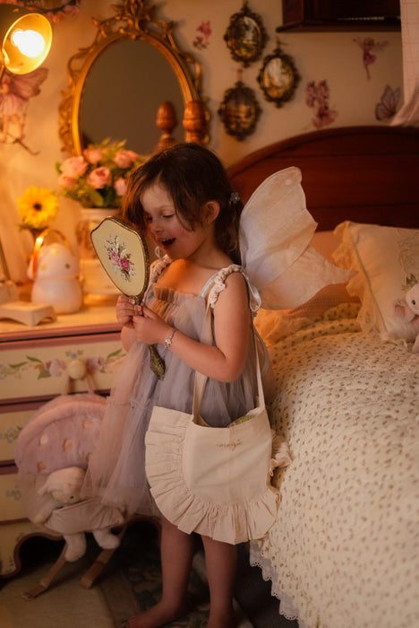 Cara Grey Bow Tutu Dress