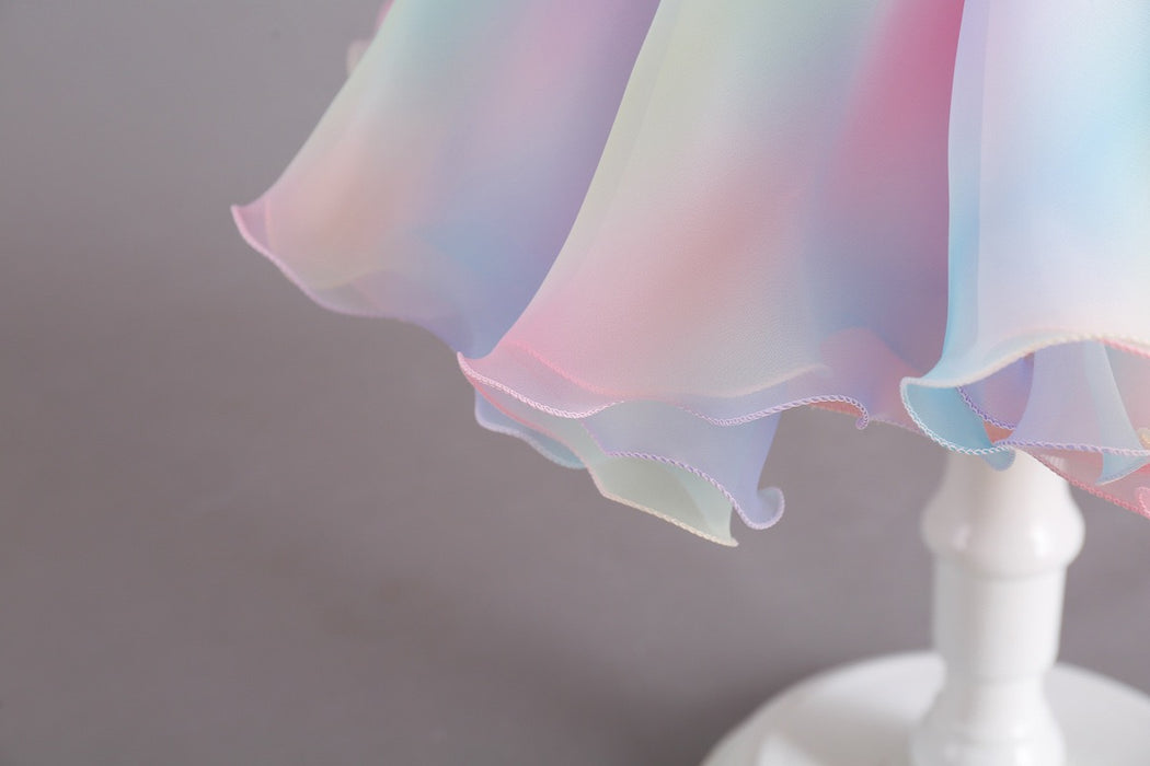 Isla Organza Dress – Rainbow Birthday Outfit