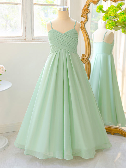 Sage Green Year 6 Graduation Dress for Girls