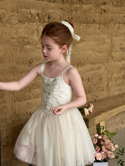 White Star Tulle Dress