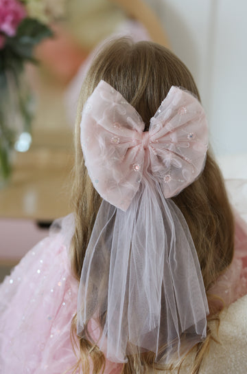Ellie Hair Bow - Pink