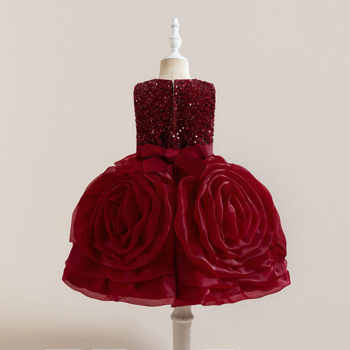 Rosie Sequin Tulle Dress – Red Birthday Party
