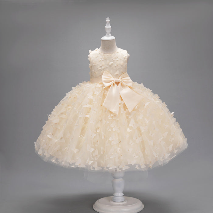 Grace Butterfly Bow Tulle Dress