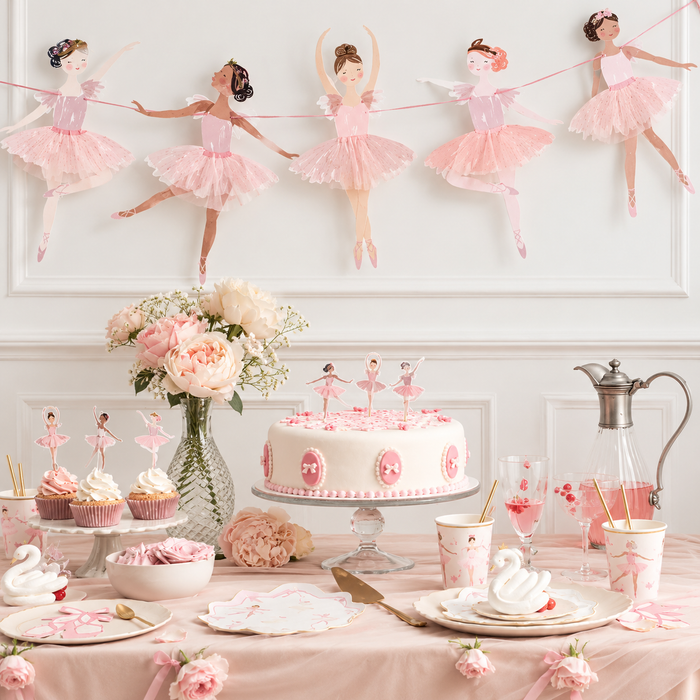 Pink Ballerina Party Garland