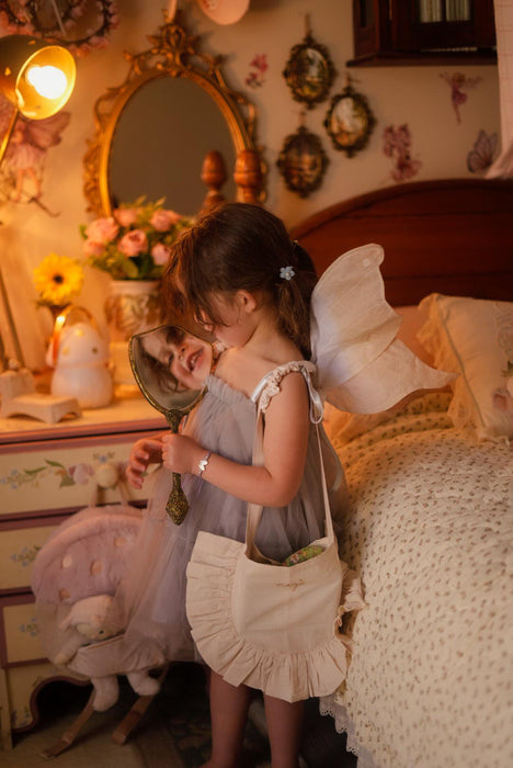 Cara Grey Bow Tutu Dress