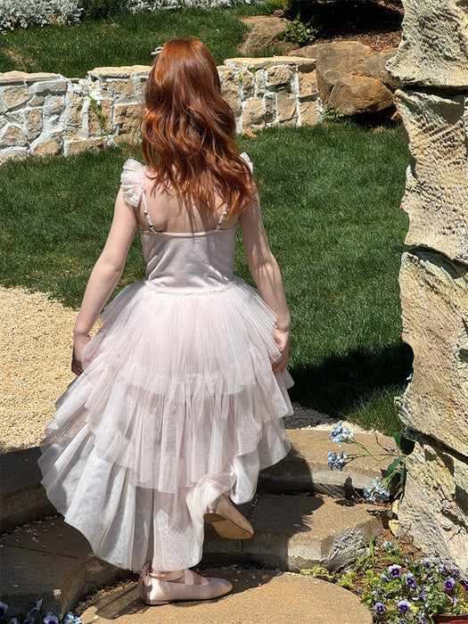Elena Tulle High-Low Dress – Gem Flutter Party