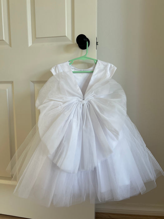 SAMPLE: Pure White Butterfly Dress