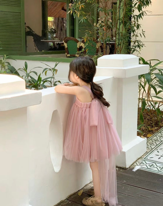 Lydia Bow Tulle Dress