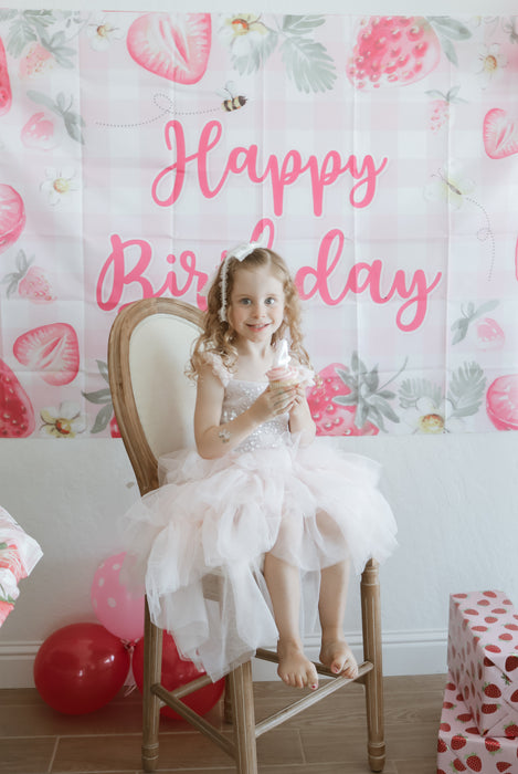 Ella Light Pink Sequin Tulle Dress