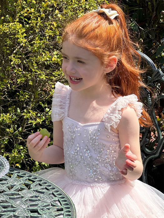 Elena Tulle High-Low Dress – Gem Flutter Party