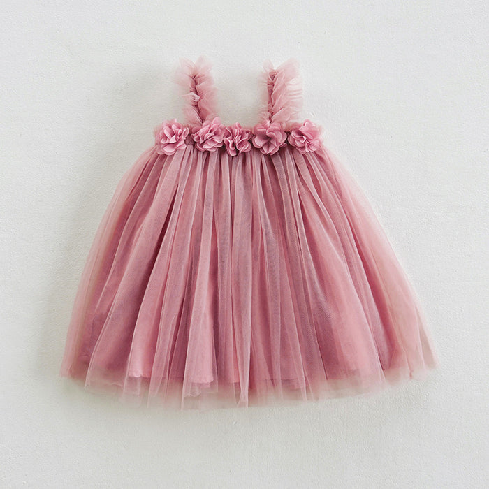 Flora Tulle Flower Dress – Ruffle Birthday
