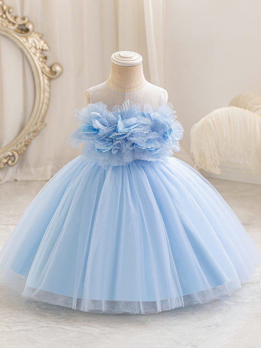 Belle Tulle Dress – Blue Princess Birthday