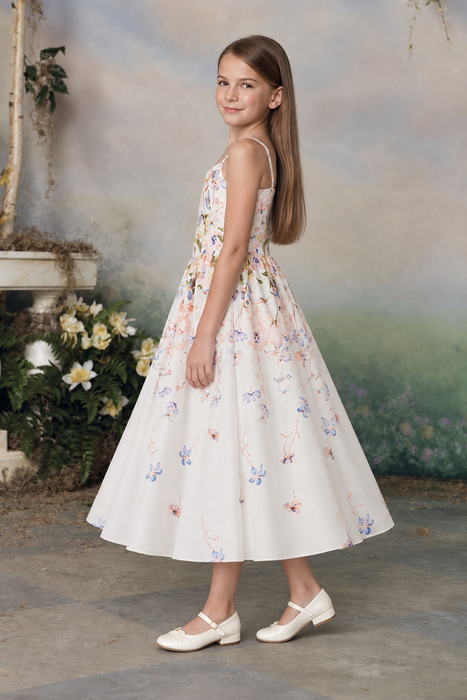 Floral Maxi Year 6 Graduation Dress for Girls