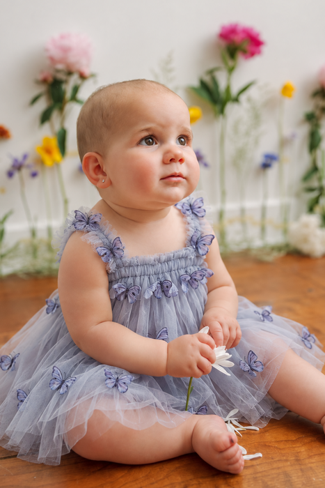 Julia Butterfly Tutu Dress – First Birthday & Cake Smash
