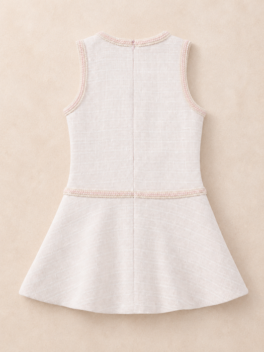 Paris Pink Tweed Dress (PRE ORDER ETA SEP)