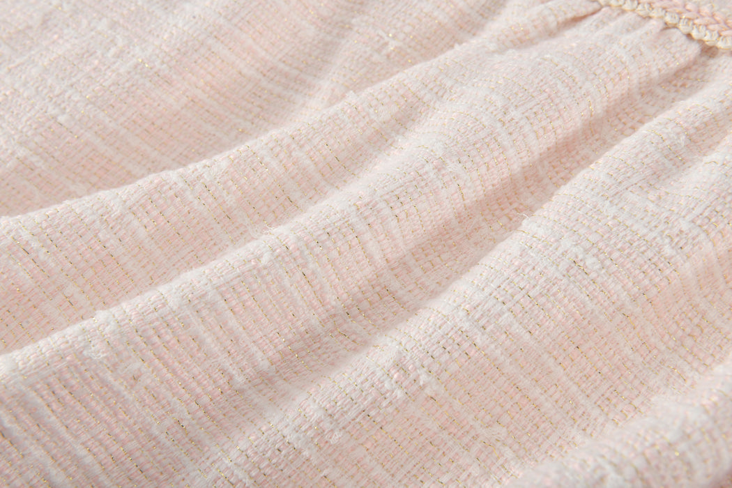 Paris Pink Tweed Dress (PRE ORDER ETA SEP)