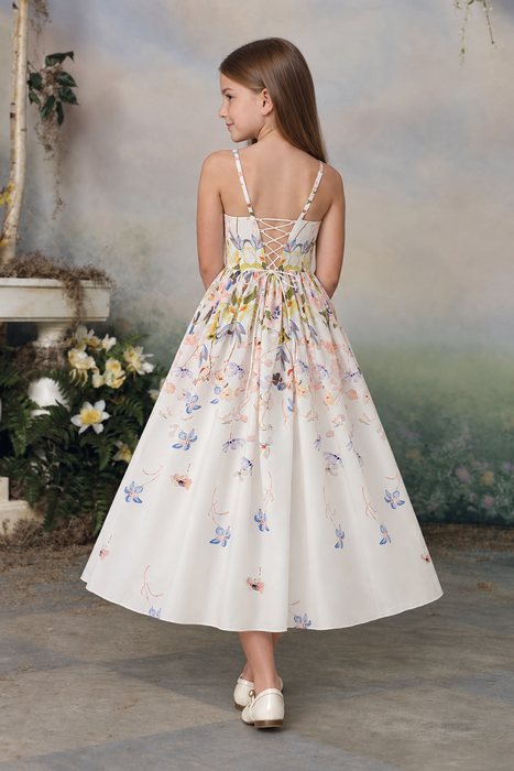 Floral Maxi Year 6 Graduation Dress for Girls