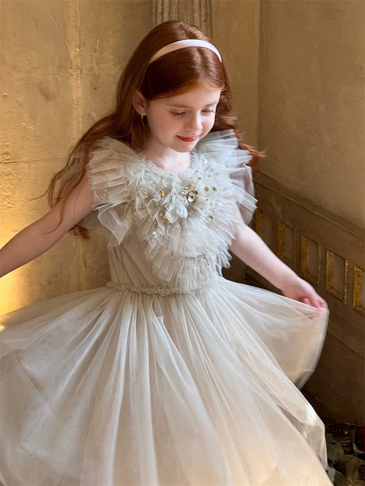 Clara Grey Sequin Tutu Dress