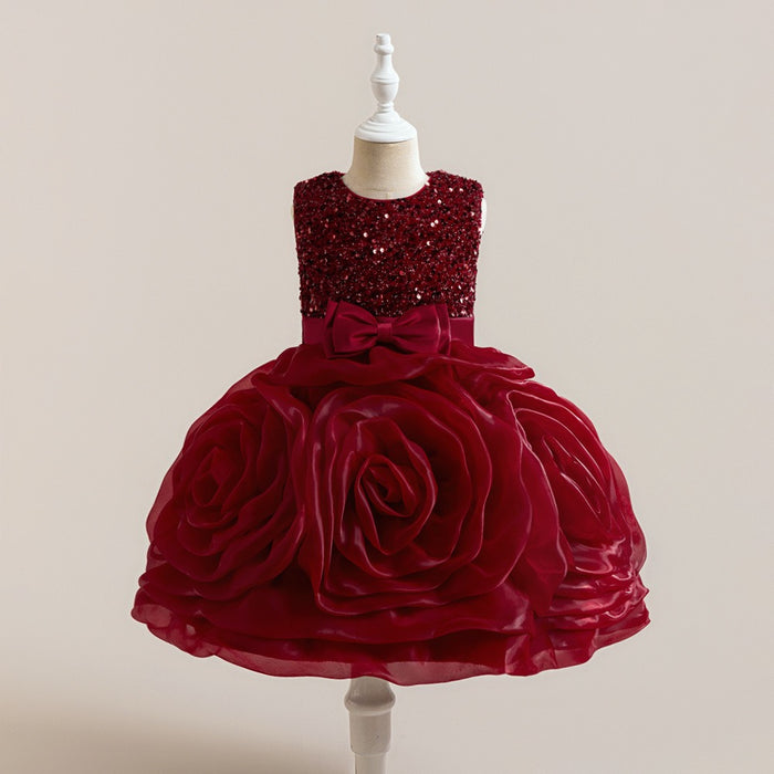 Rosie Sequin Tulle Dress – Red Birthday Party