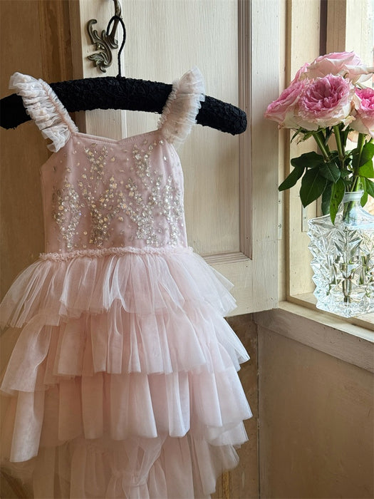 Elena Tulle High-Low Dress – Gem Flutter Party