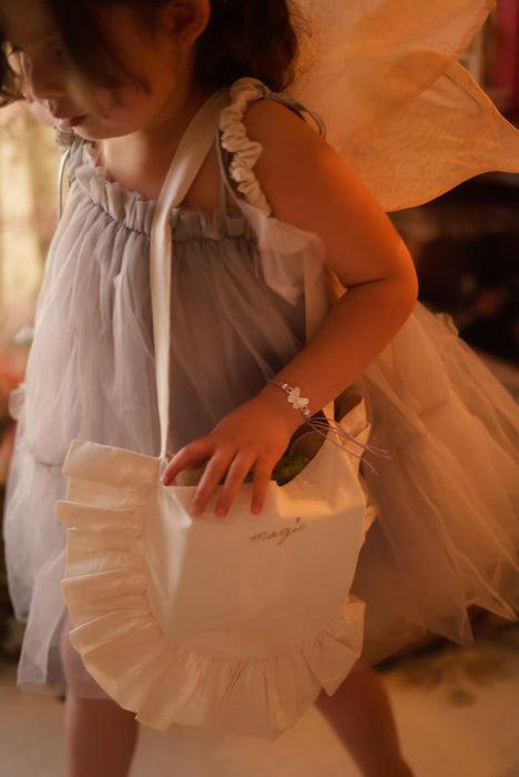 Cara Grey Bow Tutu Dress