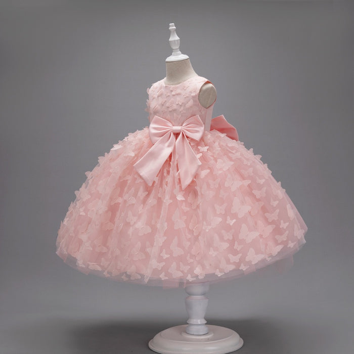 Grace Tulle Butterfly Dress – Pink Birthday