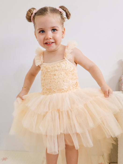 Arabella Gold Sequin Tutu Dress