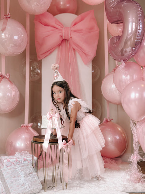 Anais Pink Layered Tutu Dress (PRE ORDER)
