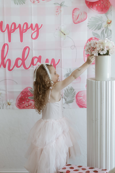 Ella Light Pink Sequin Tulle Dress