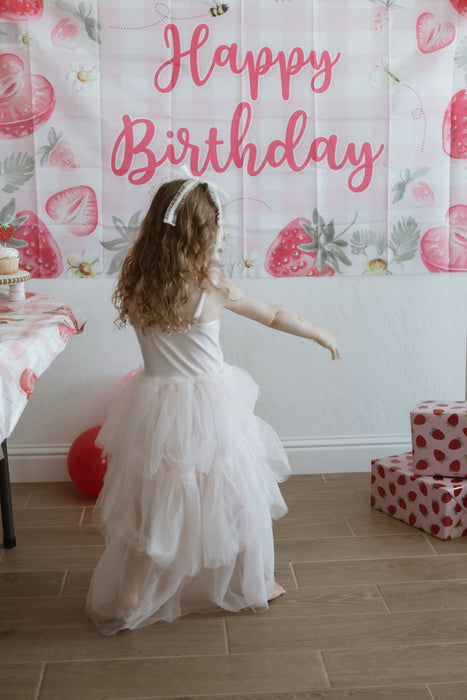 Ella Light Pink Sequin Tulle Dress