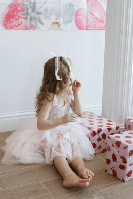 Ella Light Pink Sequin Tulle Dress