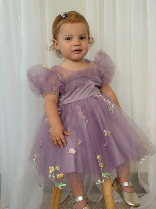 Fairy Bloom Embroidered Romper (PRE ORDER TWO WEEKS)