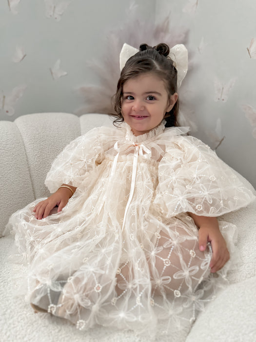 Champagne Beaded Tutu Dress | Birthday & Flower Girl Ellie Ellie Champagne Beaded Tutu Dress | Birthday & Flower Girl Ellie Ellie