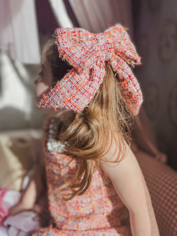 Gabrielle Bouclé Christmas Hair Bow for Girls
